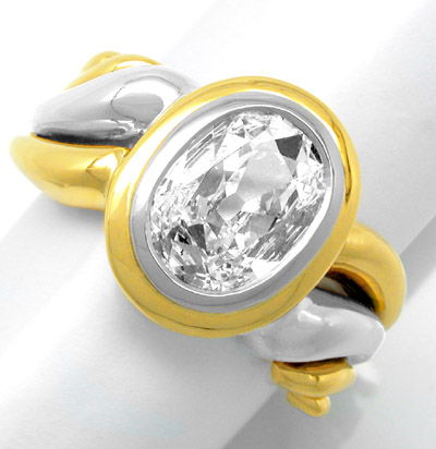 Foto 1 - Neu! Traum Diamant-Ring 1,51ct! 18K Handarbeit! Schmuck, S8651